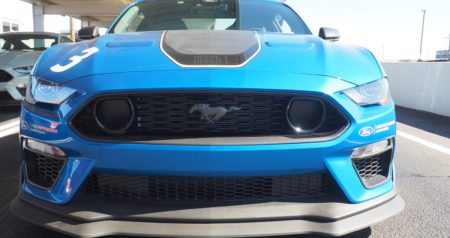 Front view of 2021 Ford Mustang Mach 1